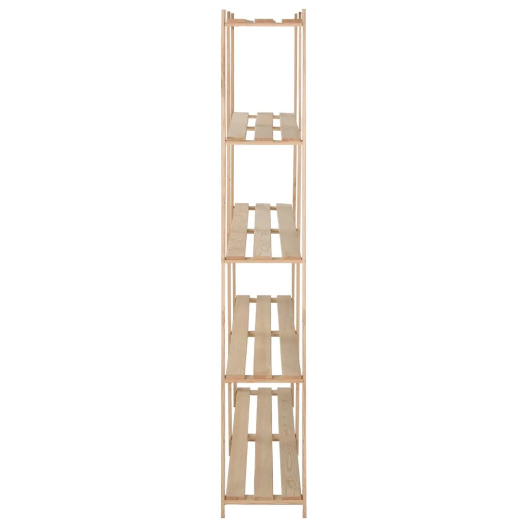 Scaffale a 5 Livelli 170x28,5x170 cm in Legno Massello di Pino cod mxl 44324