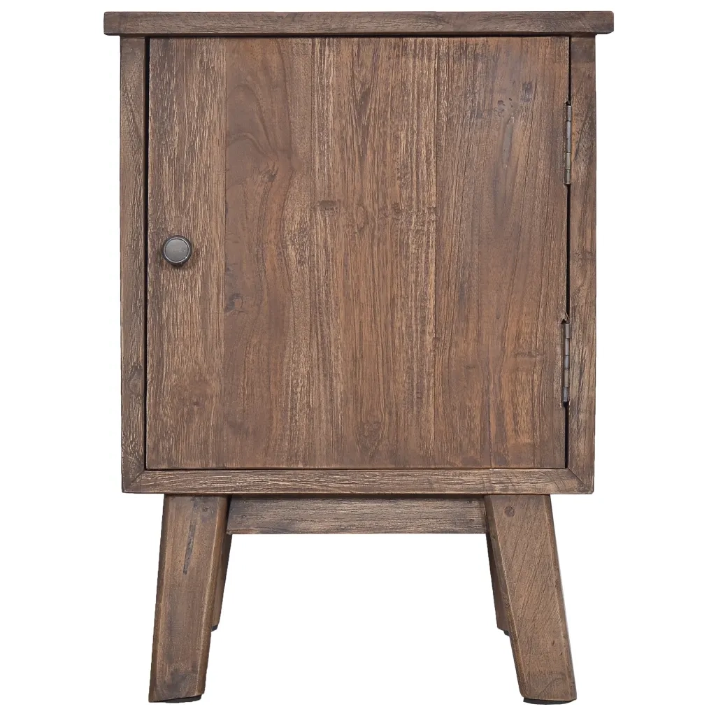 Comodino 40x30x53 cm in Legno Massello di Teak 288296
