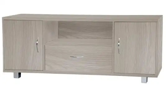 Porta TV 2 ante + cassetto olmo già montato L136 H57 P40