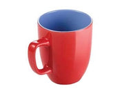 TAZZA MUG CREMA SHINE ROSSA ML.300- - ø cm.8x9,5h. - 9 pezzi TESCOMA