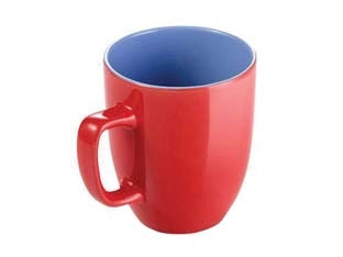 TAZZA MUG CREMA SHINE ROSSA ML.300- - ø cm.8x9,5h. - 9 pezzi TESCOMA