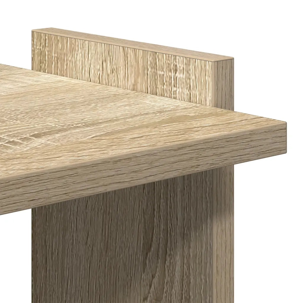 Libreria 3 Ripiani Rovere Sonoma 60x30x120 cm Legno Multistrato 860267