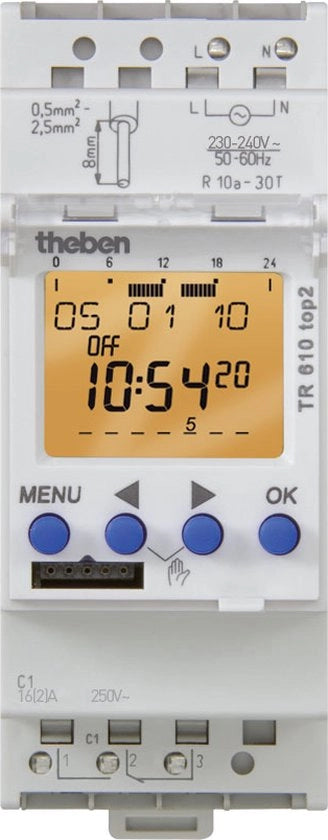 Orologio digitale a 2 canali schiacciabile TR 610 top2