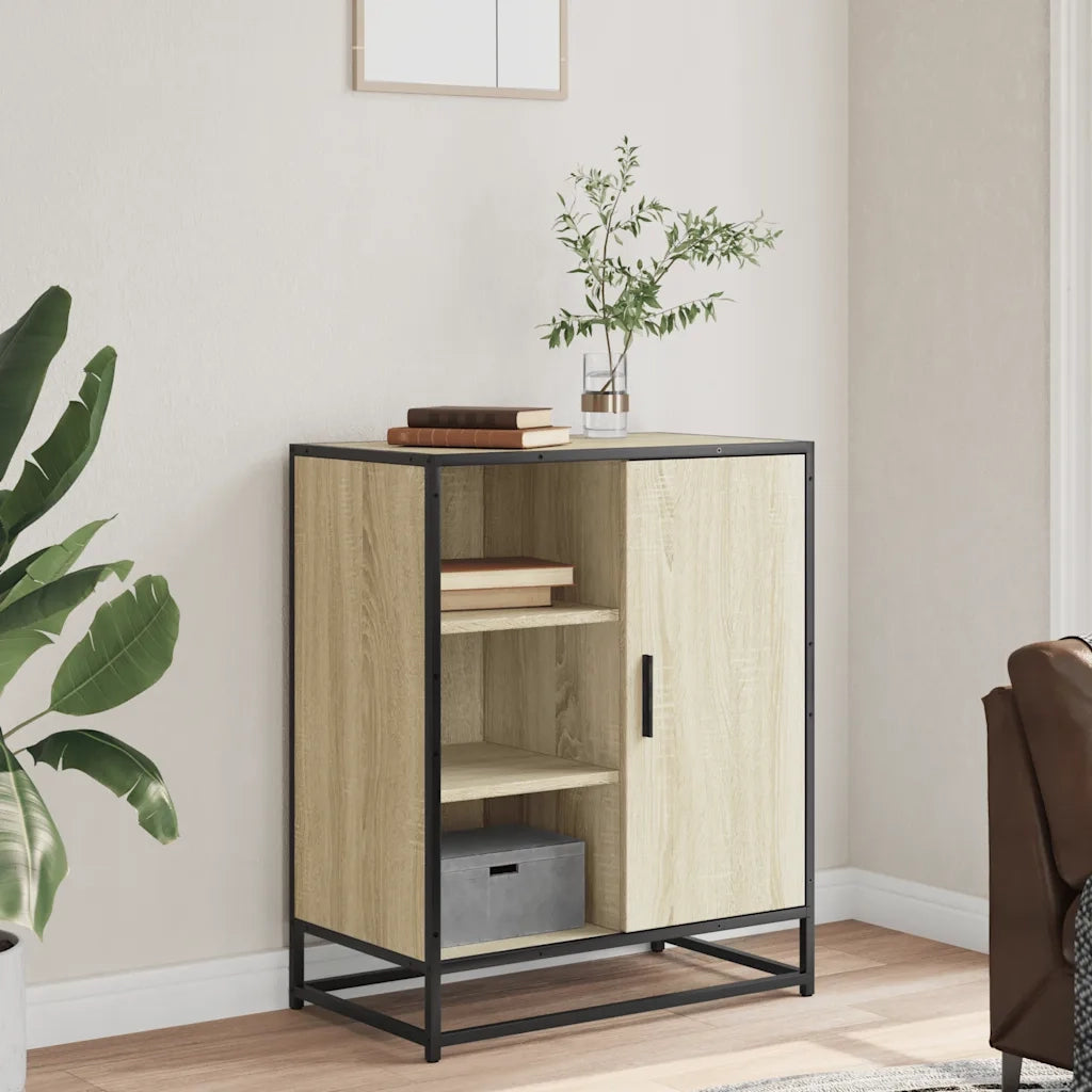 Credenza Rovere Sonoma 62x35x76 cm in Legno Multistrato 848995