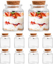 Set di Flessi in Vetro 50ml - Lotto da 10 - Flessi a Chiusura Ermetica con Boccia in Gomma - Vetro di Borosilicato di Alta Qualità - Base Antiscivolo - Ideale per Spezie e Uso Culinario - Set di Flessi per Spezie