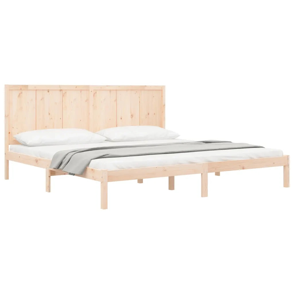 Giroletto senza Materasso 200x200 cm in Legno Massello di Pino 3105750