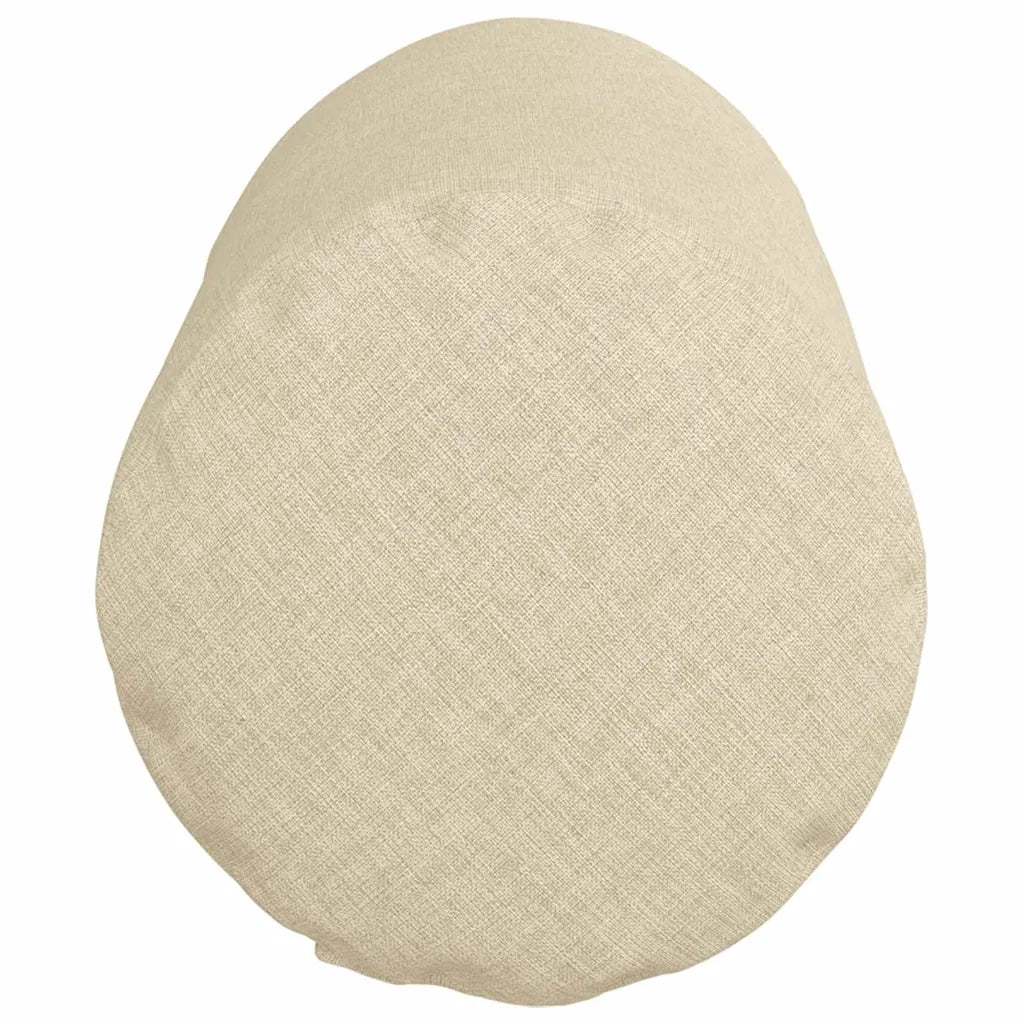 Cuscini a rullo 2 pz | Cuscini per sedie Crema ? 15 x 40 cm Tessuto