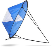 Paddleboard con Zeppa per Windsurf - Disegno Compatto - Blu e