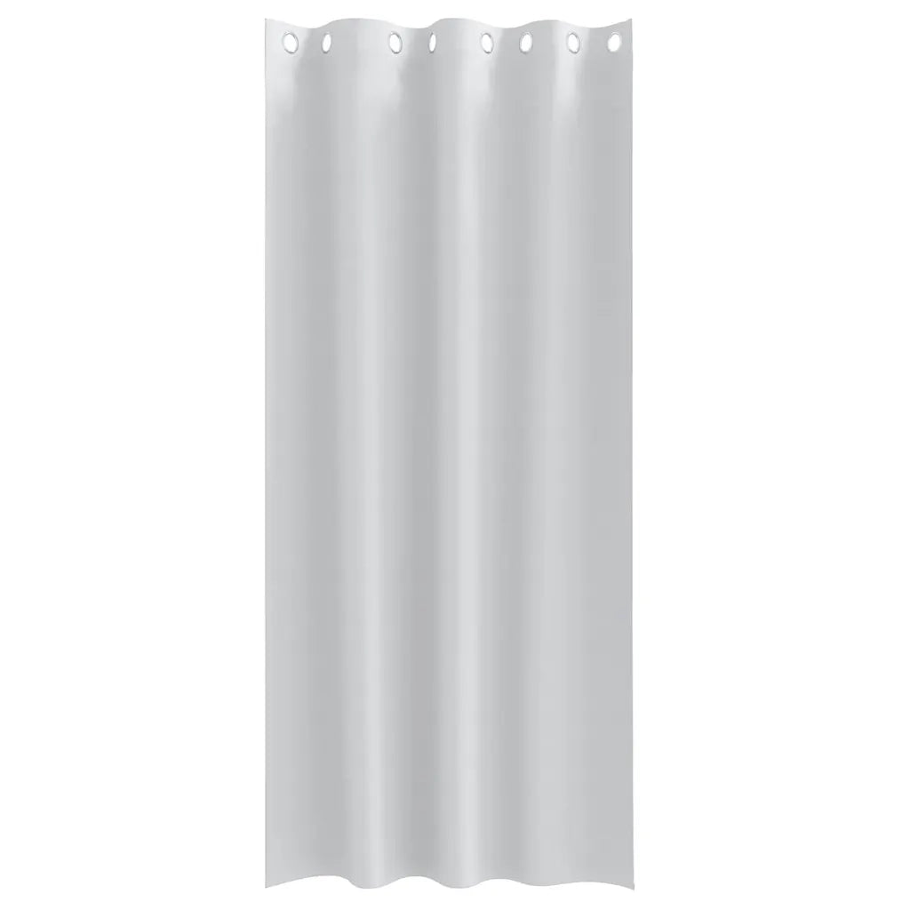 Tende Blackout con Anelli 2 pz Grigio Chiaro 260 x 140 cm 4107352