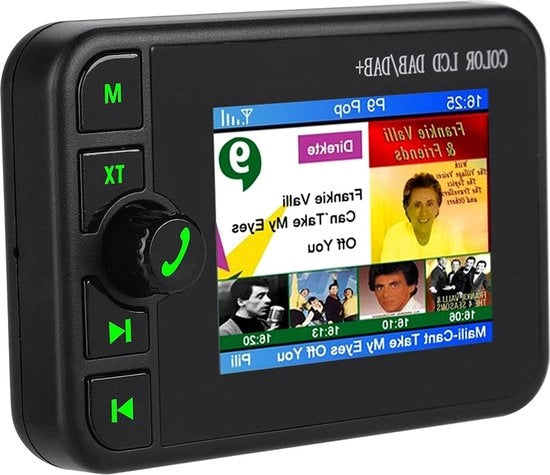 Radio LCD a Color 24 pollici - Visualizzazione della Musica - Radio FM Digitale - 170-240 MHz DAB/875-108 MHz FM