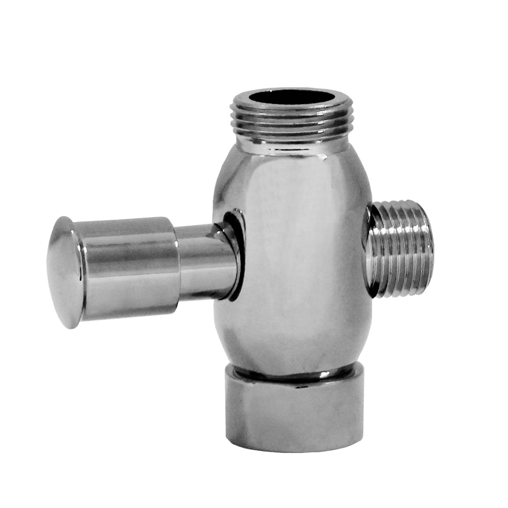 DEVIATORE IN OTTONE CROMATO PER COLONNA DOCCIA- Cromo- DAMAS- pezzi 1