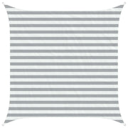 Vela Parasole | Telo Ombra | Vela da ombra solare Grigio chiaro e bianco 2,5 x 2,5 m