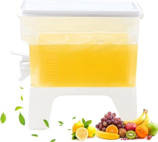Dispensatore di acqua con rubinetto, 3,5 litri, dispensatore di acqua, frigorifero, caraffa con rubinetto per cucina, casa, bar, matrimonio