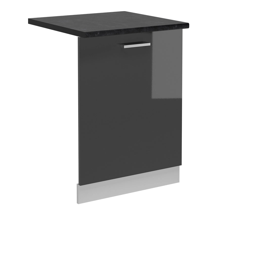 Pannello frontale della lavastoviglie R-Line Antracite lucido/Bianco 60 cm, PL Antracite Vicco