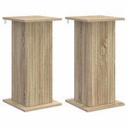 Supporto per piante | Sostegno per piante 2 pz Rovere Sonoma 30,5 x 30 x 60,5 cm