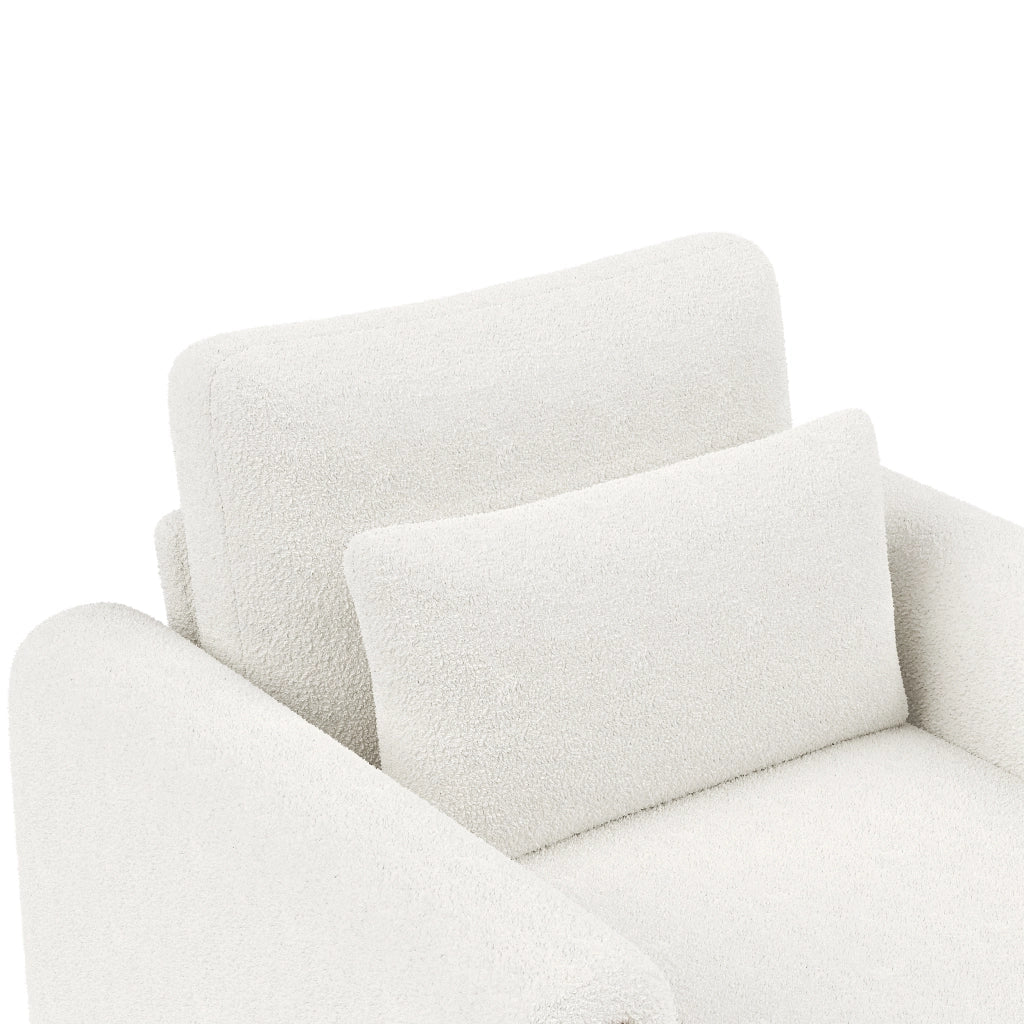 POLTRONA lounge 87x83x88,5 cm in Teddy bianco