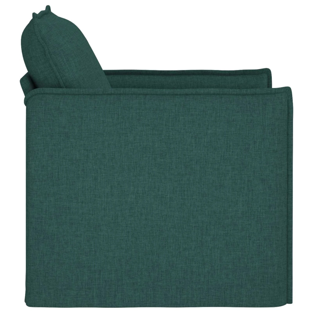 Divano Verde Scuro 195 x 82 x 85 cm Tessuto