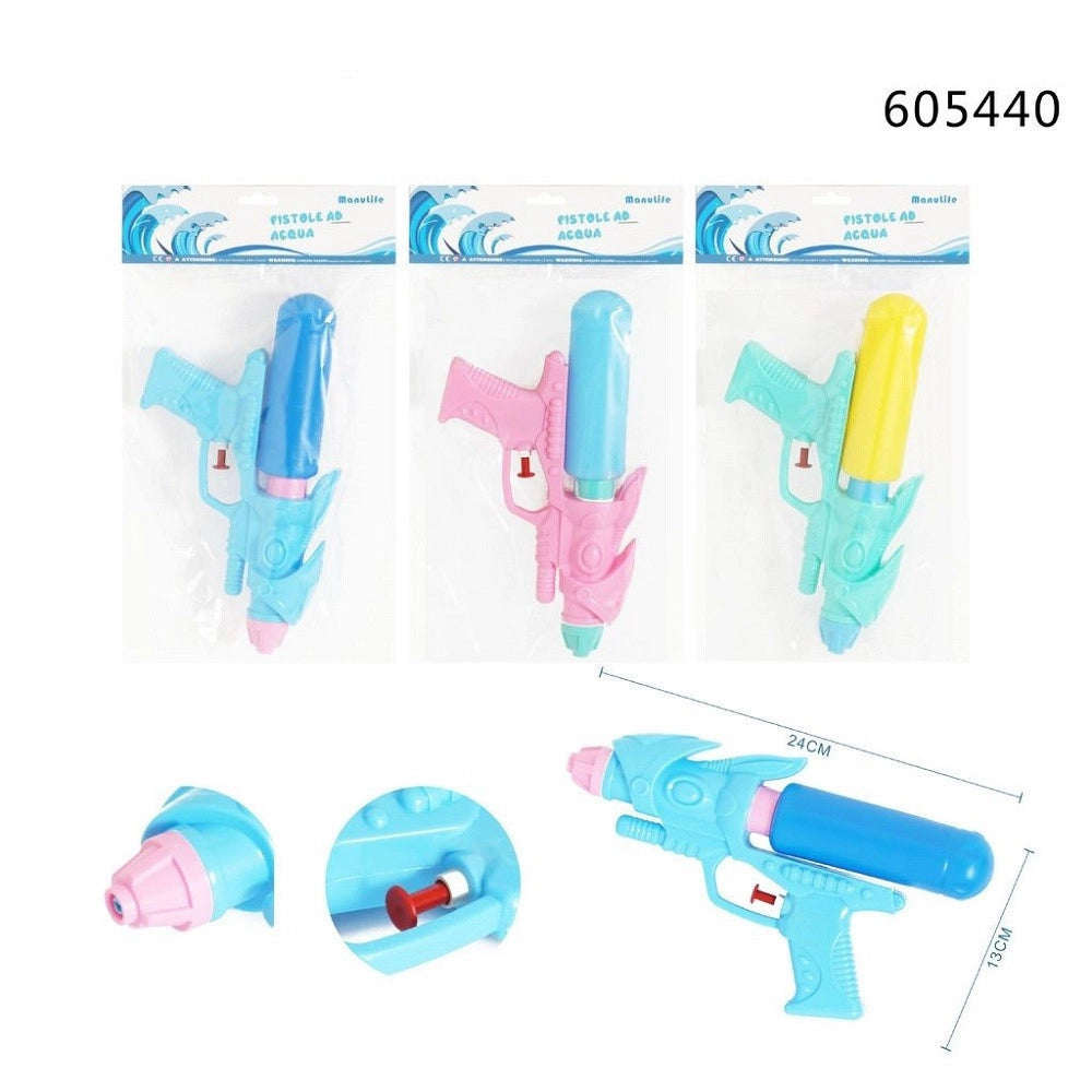 Trade Shop - Pistola Ad Acqua 24x13cm Con Serbatoio Gioco Bambini Mare Colori Assortiti 605440 -