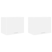Armadio pensile | Mobile da Cucina 2 pz Bianco 50 x 31 x 40 cm Legno multistrato