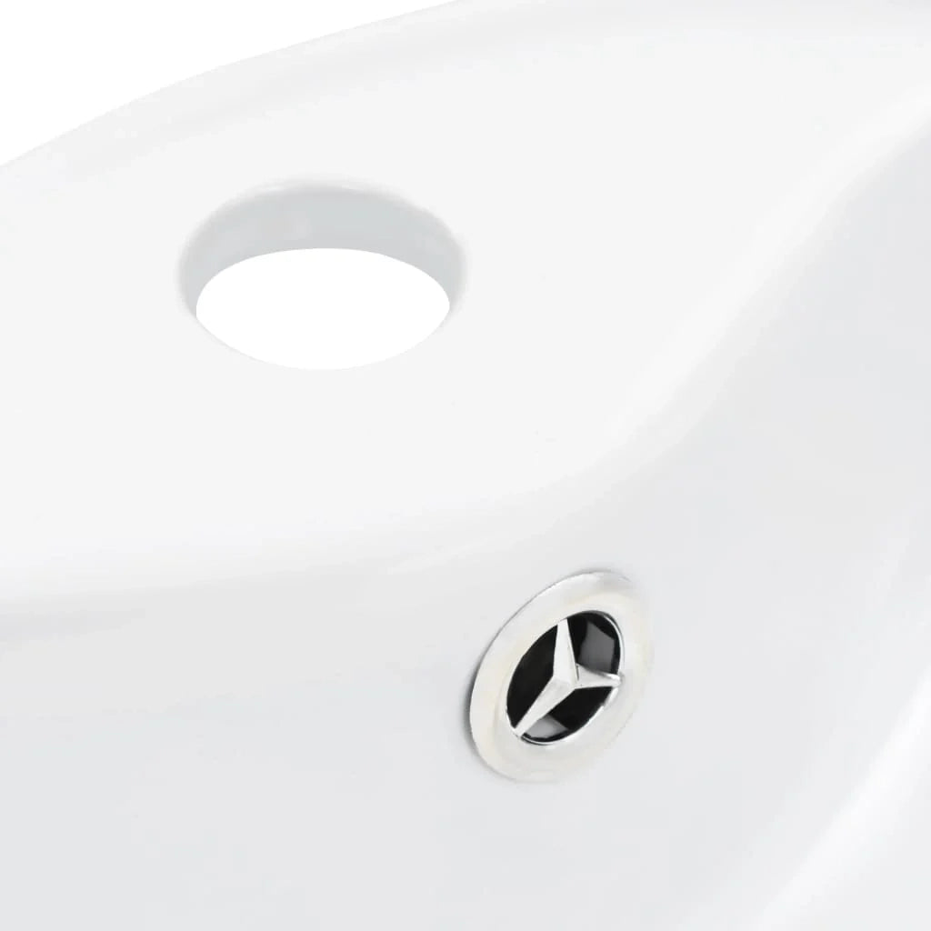 Lavabo da bagno diametro 36 cm con troppopieno ceramica bianca 02_0002620