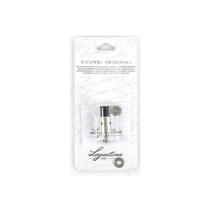 Lagostina 090024080000 Valvola di Esercizio a Pomolo per Pentole a Pressione Ricambio Originale per Modelli Gaia Pratica Mia Irradial Inoxfire colore Nero