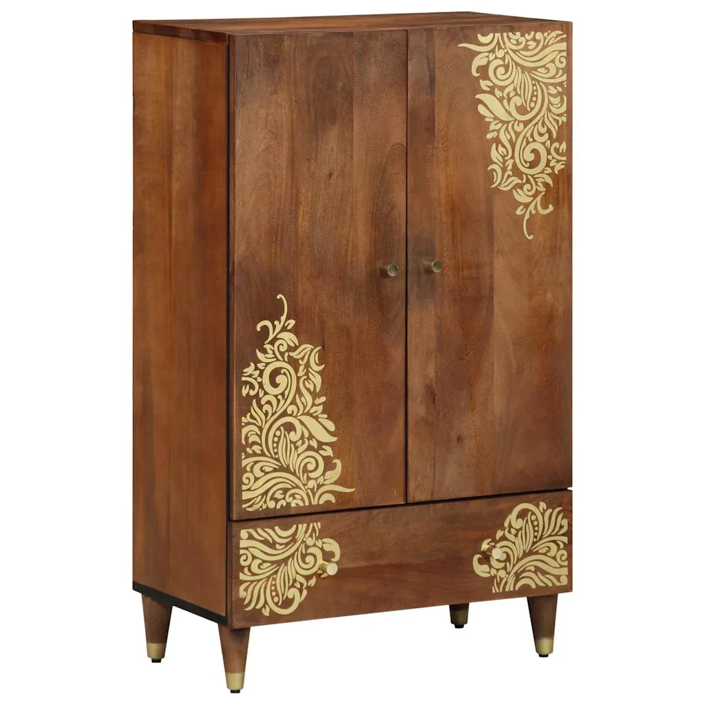 Credenza-Buffet-Armadio da cucina Marrone 60 x 33 x 100 cm Legno di mango massello