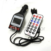 TRASMETTITORE CARICATORE DA AUTO SMARTPHONE FM MP3 AUX USB MICROSD MODULATORE