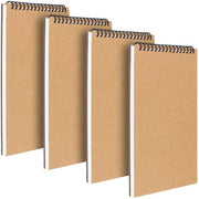 Set di schizzi A5 - 4 libretti - 60 pagine - 160 g/m² - Carta kraft - Materiale di alta qualità