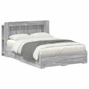 Telaio del letto con storage Sonoma grigio 160 x 200 cm 3433887