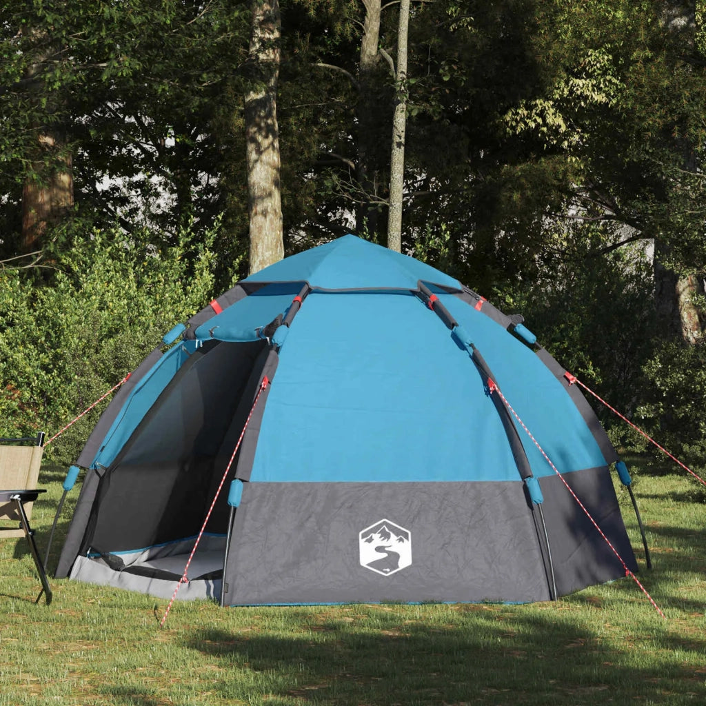 Tenda Istantanea con Telo Impermeabile per 4 Persone con Rilascio Rapido-Tenda da campeggio 329901
