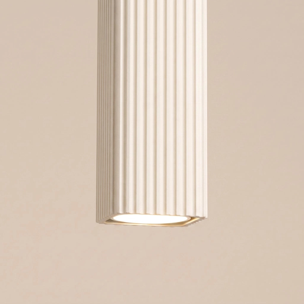 Lampada a sospensione RAYO 3P beige