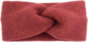 Cintura capellina per donne - Accessorio per capelli - Cintura elastica - Cintura calda e soffice per capelli - Crossover - Adatto per uso quotidiano e sportivo - Rosso bordeaux