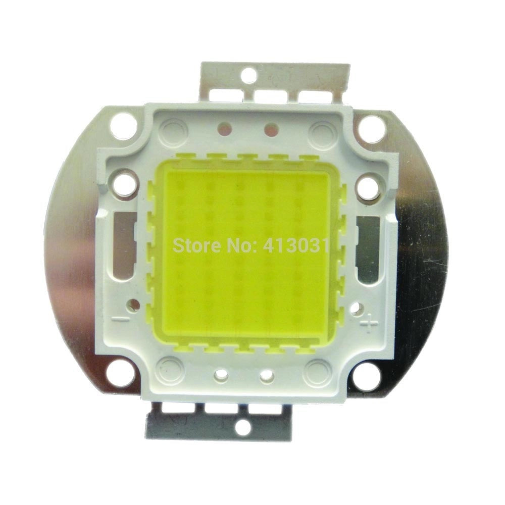 Trade Shop - Chip Cip Led Per Faro Faretto Esterno Luce Fredda Calda Ricambio Alta Potenza - -bianco Caldo-50 Watt