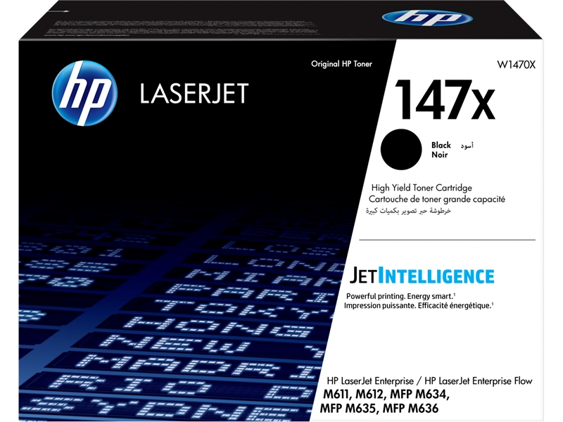HP LaserJet Cartuccia toner nero originale 147X ad alta capacità