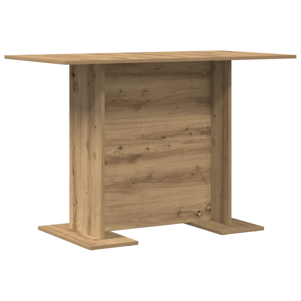 Tavolo da pranzo  in rovere artigianale 110x60x75 cm in legno ingegnerizzato