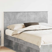Testiera-Testata-Testiera Decorativa Grigio cemento 150 cm Legno multistrato 416271
