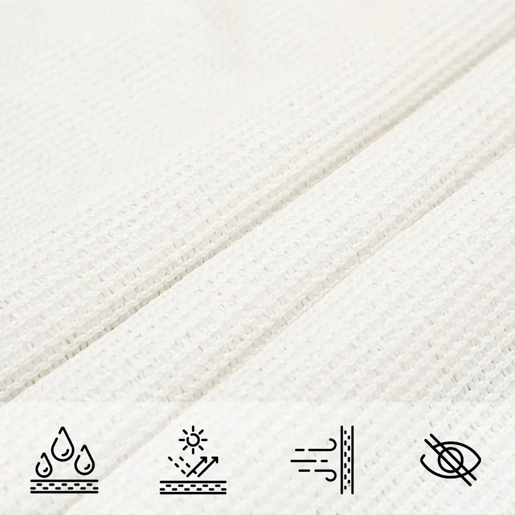 Vela Parasole | Telo Ombra | Vela da ombra 160 g/m2 Bianca 5x6 m in HDPE