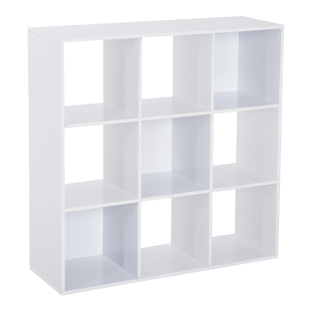 Libreria Moderna in Legno Bianca ¨C zephmum ¨C 91x29.5x91cm