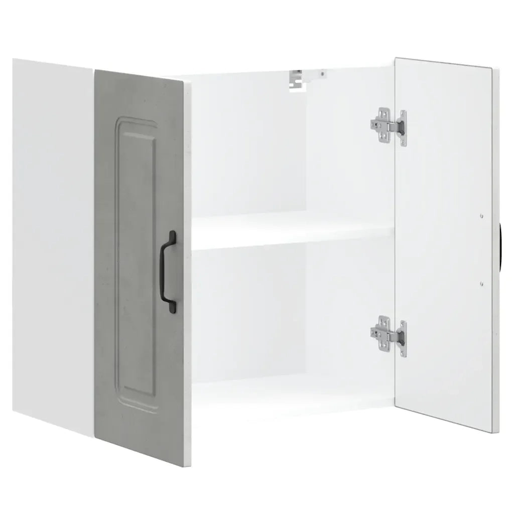 Pensile da cucina Kalmar soluzione di contenimento ottimale e pratica 60 x 31 x 60 cm legno composito grigio cemento 02_0049986