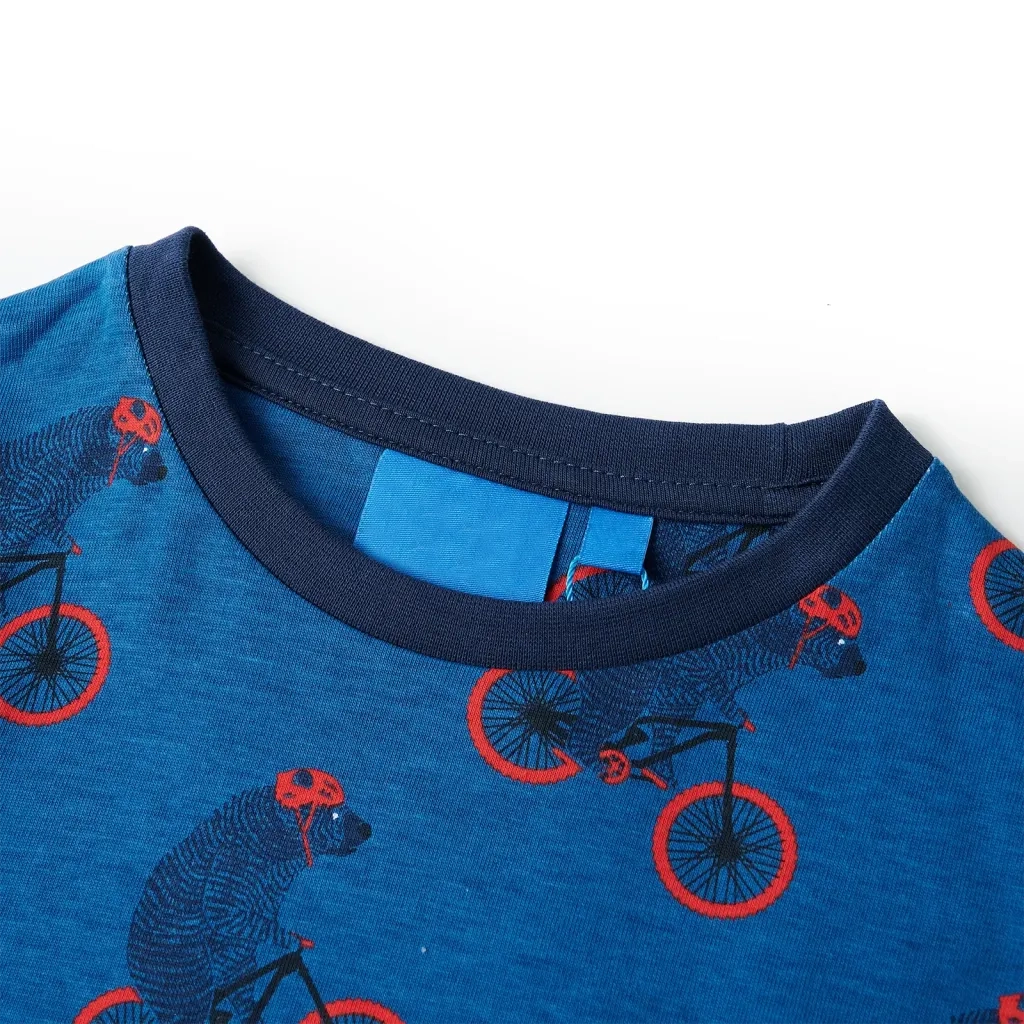Pigiama per Bambini a Maniche Lunghe Petrolio 92 CFW4431959