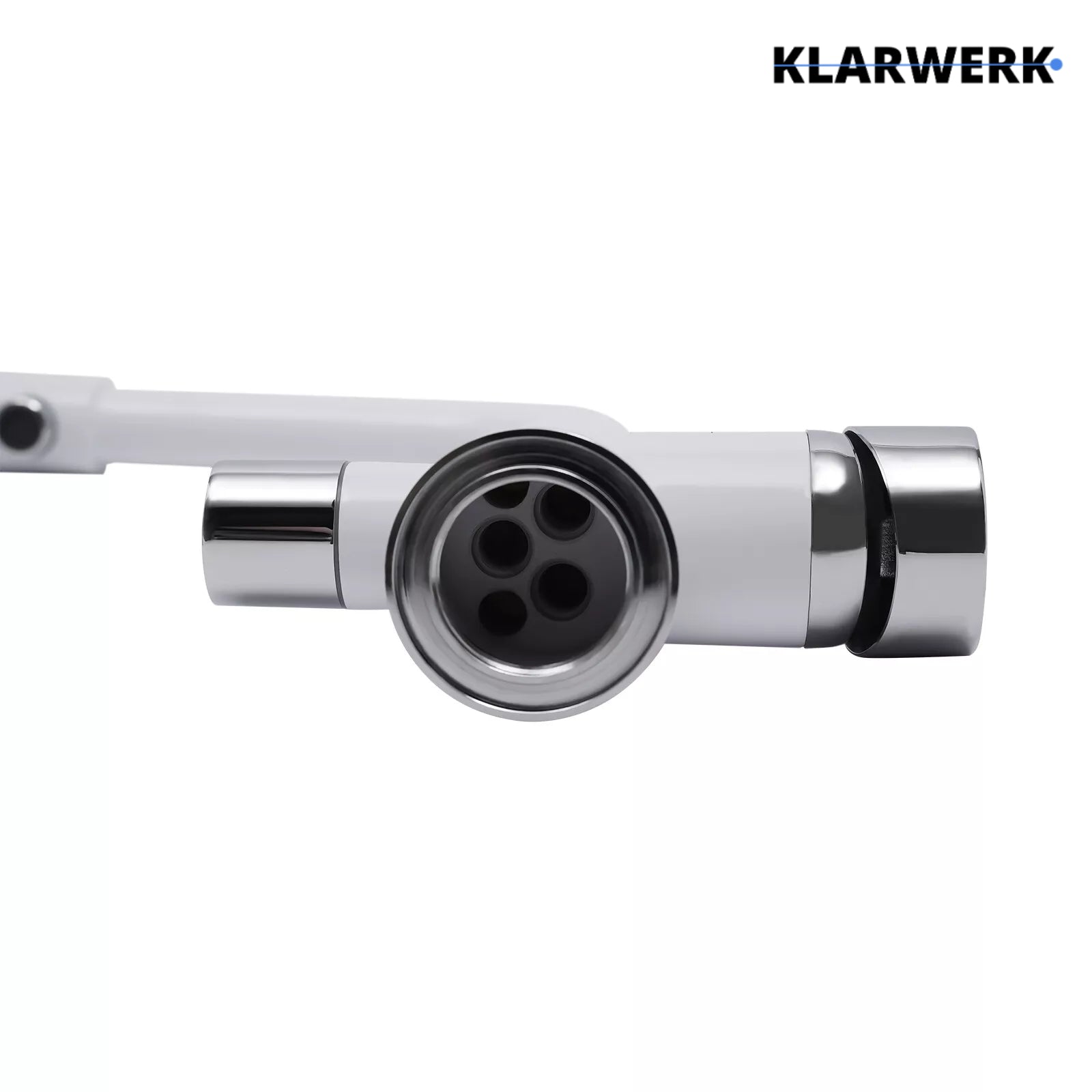 FELIX| Rubinetto per acqua potabile premium a 3 vie bianco opaco | miscelatore da cucina ad osmosi in acciaio inossidabile|Filtro 3 connessioni gastro