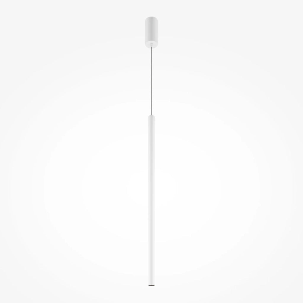 Maytoni Lampadario moderno Pro Extra 1 luce LED integrato bianco metallo
