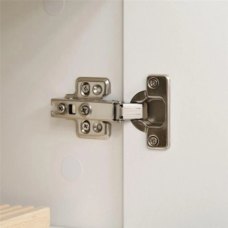 DISPENSA CUCINA CON 4 ANTE, 3 RIPIANI REGOLABILI E MENSOLE 60X35X170 CM BIANCO
