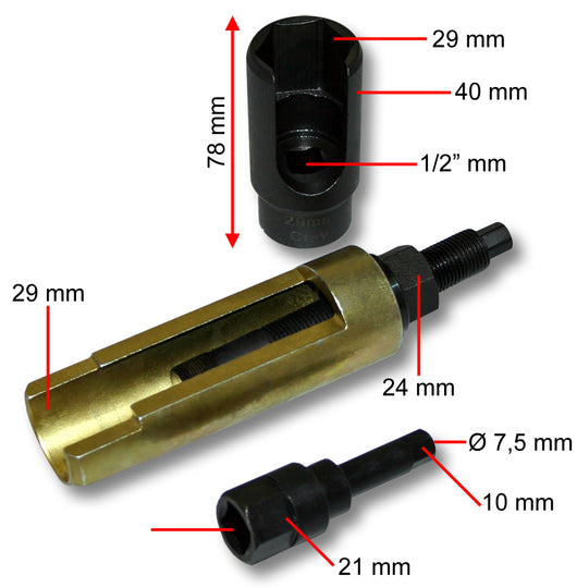 Estrattore per iniettori diesel CDI auto Mercedes Utensile per estrazione ugelli di iniezione