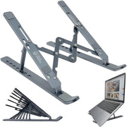 Standaard per Laptop Opvougbile con Ventilazione e Posizione Ergonomica