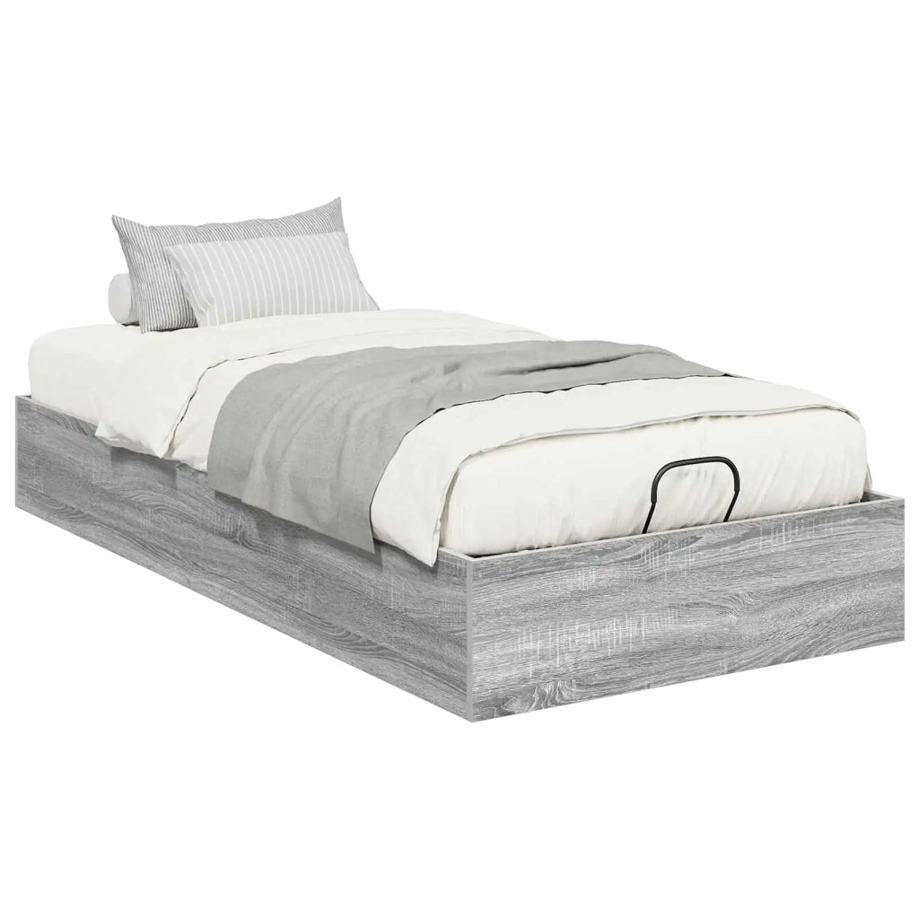 Letto ottomano Grigio Sonoma 193 x 120 x 25 cm Truciolare