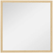 Specchio Quadro 50x50 cm ¨C zephmum ¨C Legno Naturale