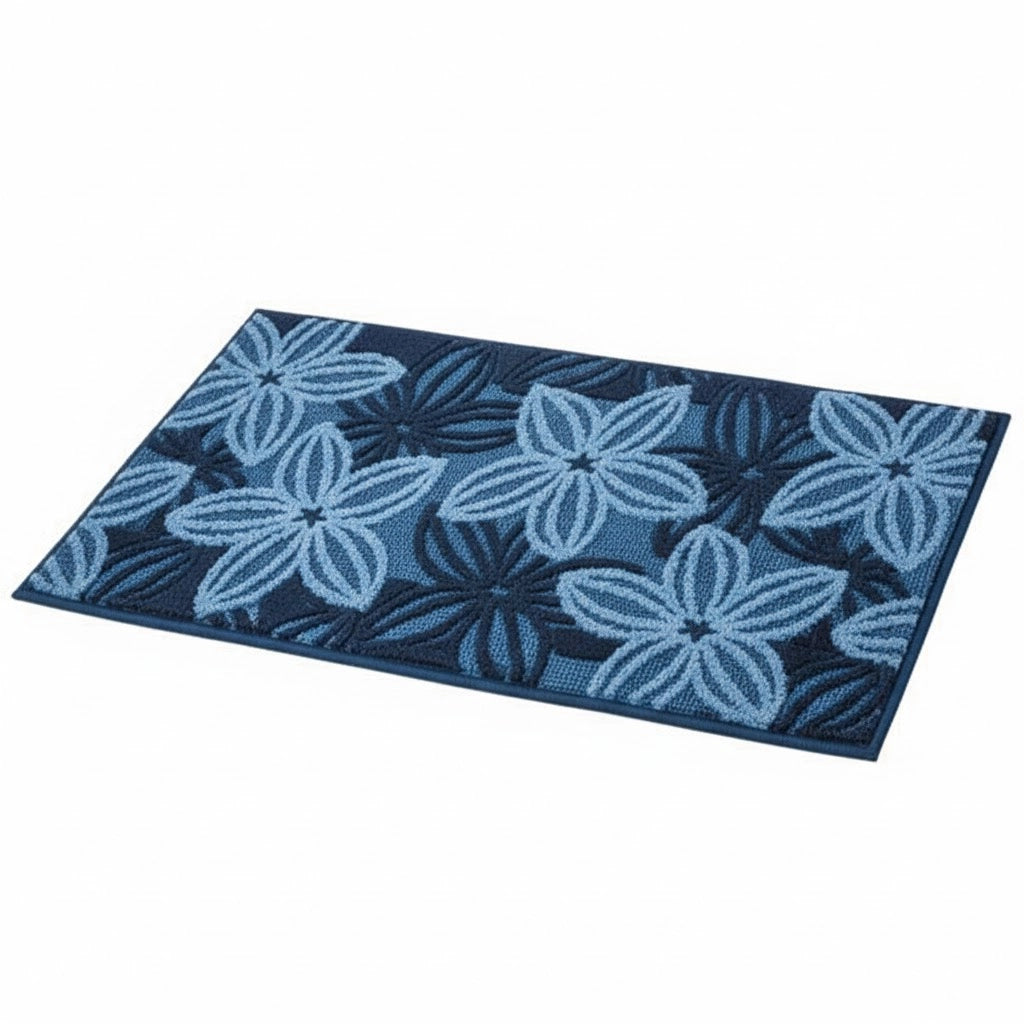 TAPPETO CUCINA 'ENEA' 57x290 cm - Blu - Arrotolato - 2 pezzi