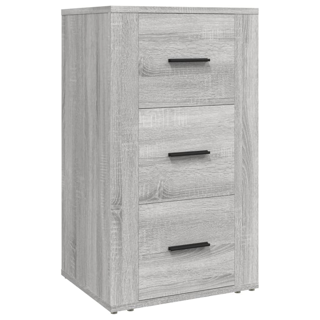 Buffet credenza cassettiera armadio mobile contenitore organizer cucina soggiorno salotto Sonoma 40 x 33 x 70 cm legno ingegnerizzato grigio 02_0036353