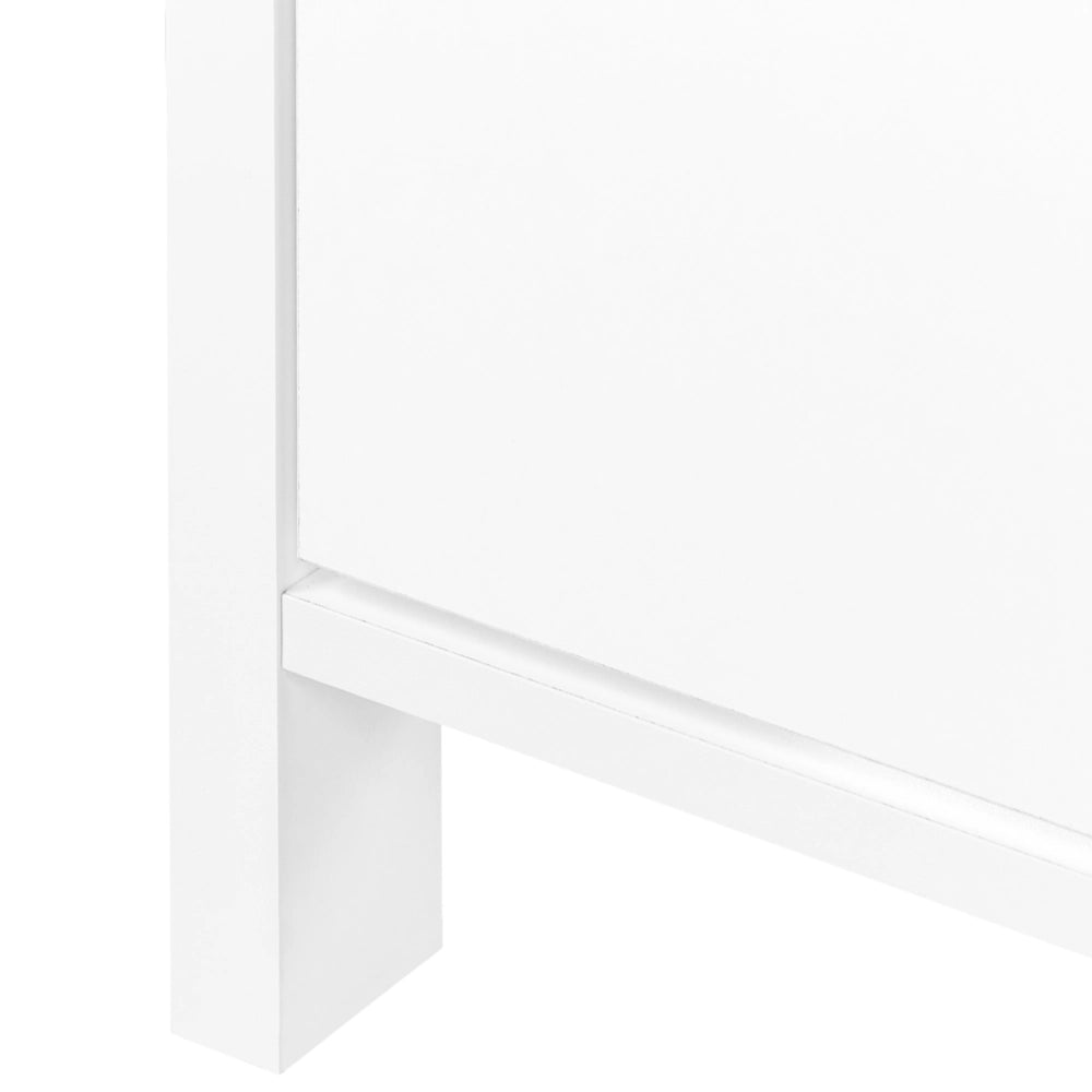Scarpiera in MDF bianco 4 scomparti MDF Stile design moderno